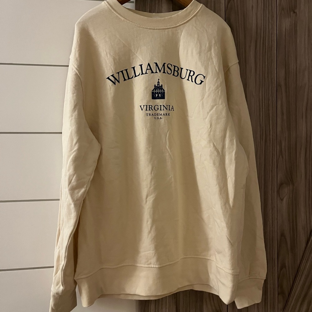 Gildan Beige Long Sleeve Tee